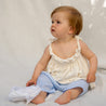 Baggy Baby Pant Sky Blue mini checkered