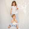 Lily Top White Embroidered