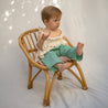 Baggy Baby Pant  Herb Green Vichy