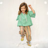Fosca Blouse Herb Green Vichy