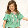 Fosca Blouse Herb Green Vichy