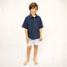 Short Pant Sky Blue mini checkered