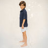 Short Pant Sky Blue mini checkered