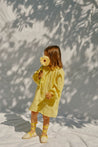 Buttoned Dress Yellow Iris