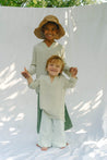 Wide long pant Elm Green