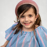 Fosca Dress Blue and Pink Stripes