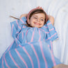 Fosca Dress Blue and Pink Stripes