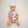 Lace Romper Multicolor Stripes