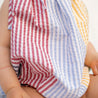Lace Romper Multicolor Stripes