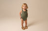 Chicho romper Green ribbons
