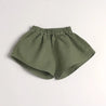 Wide short pants Elm green