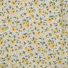 Lapel Collar Blouse Short Daisy Yellow Flowers