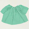 Fosca Blouse Herb Green Vichy