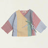 Kimono Blouse Multicolor Stripes