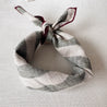 Scarf Green and Sand Stripes