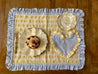 Lemon pie individual placemat