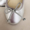 Silver Leather Girl Toreritas Shoes