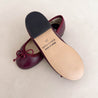 Burgundy Leather Girl Toreritas Shoes