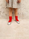 Silver Leather Girl Toreritas Shoes