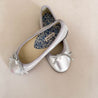 Silver Leather Girl Toreritas Shoes