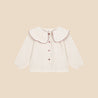 Lapel Collar Blouse Sand