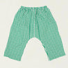 Baggy Baby Pant  Herb Green Vichy
