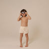 Swim short Ecru