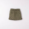 MINI SKIRT Army green quilt