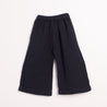 Wide long pant navy muslin