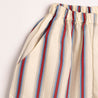 Long pant Ecru with Burgundy stripes