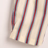 Long pant Ecru with Burgundy stripes