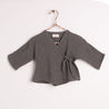 Kimono baby blouse cool grey
