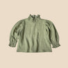 Swan Blouse Matcha Melange