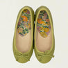 Matcha Green Leather Girl Toreritas Shoes