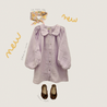 Buttoned Dress Lavander