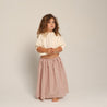 Carmen crop blouse Ecru