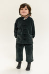 Long pants 22 Petrol velvet