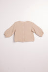 Baby simple blouse Sand