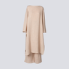 Tunic Woman Beige muslin